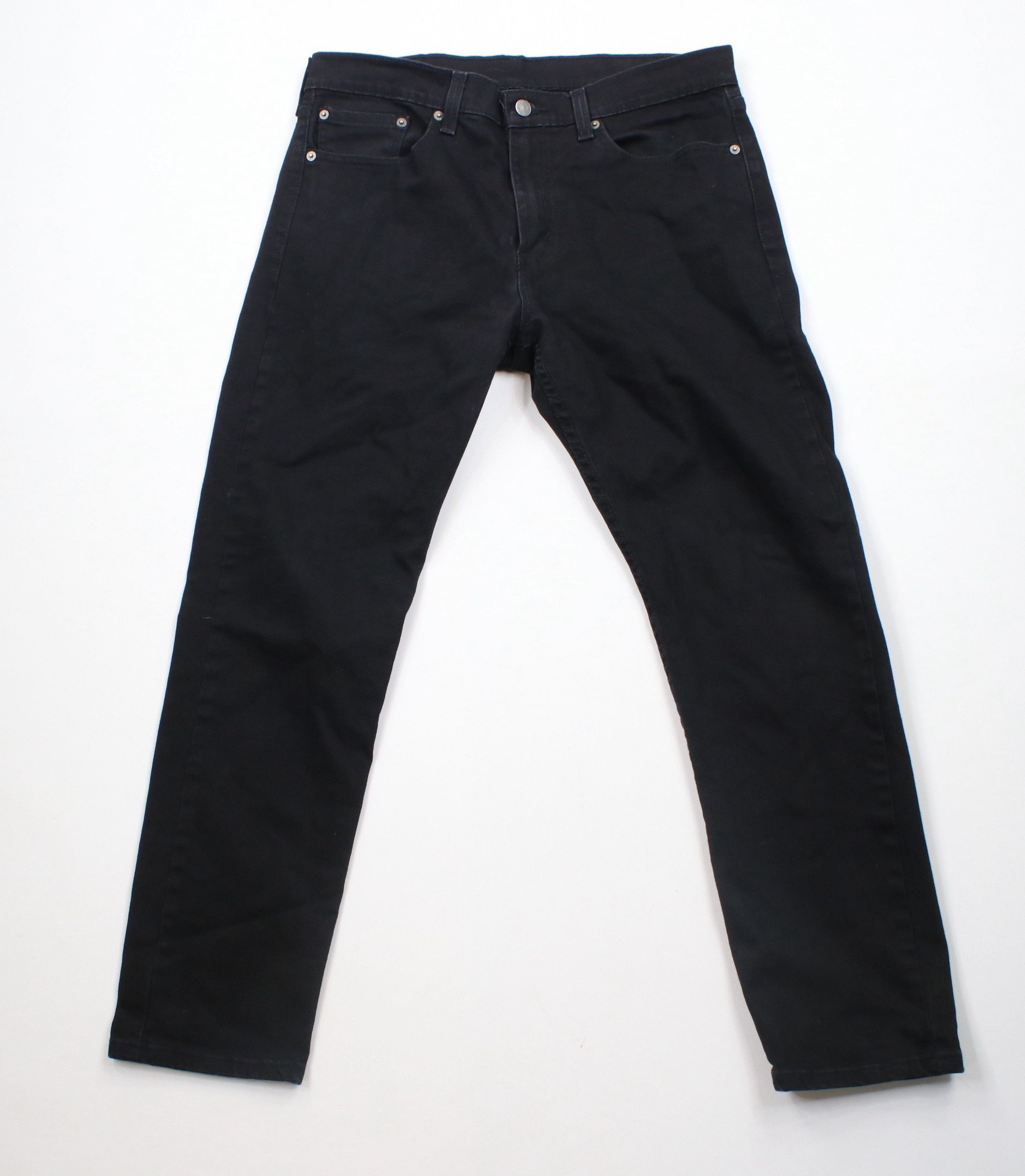 Levi's × Vintage Vintage Y2K Levis 502 Stretch Tapered Leg Denim Jeans Black Size US 32 / EU 48 - 1 Thumbnail