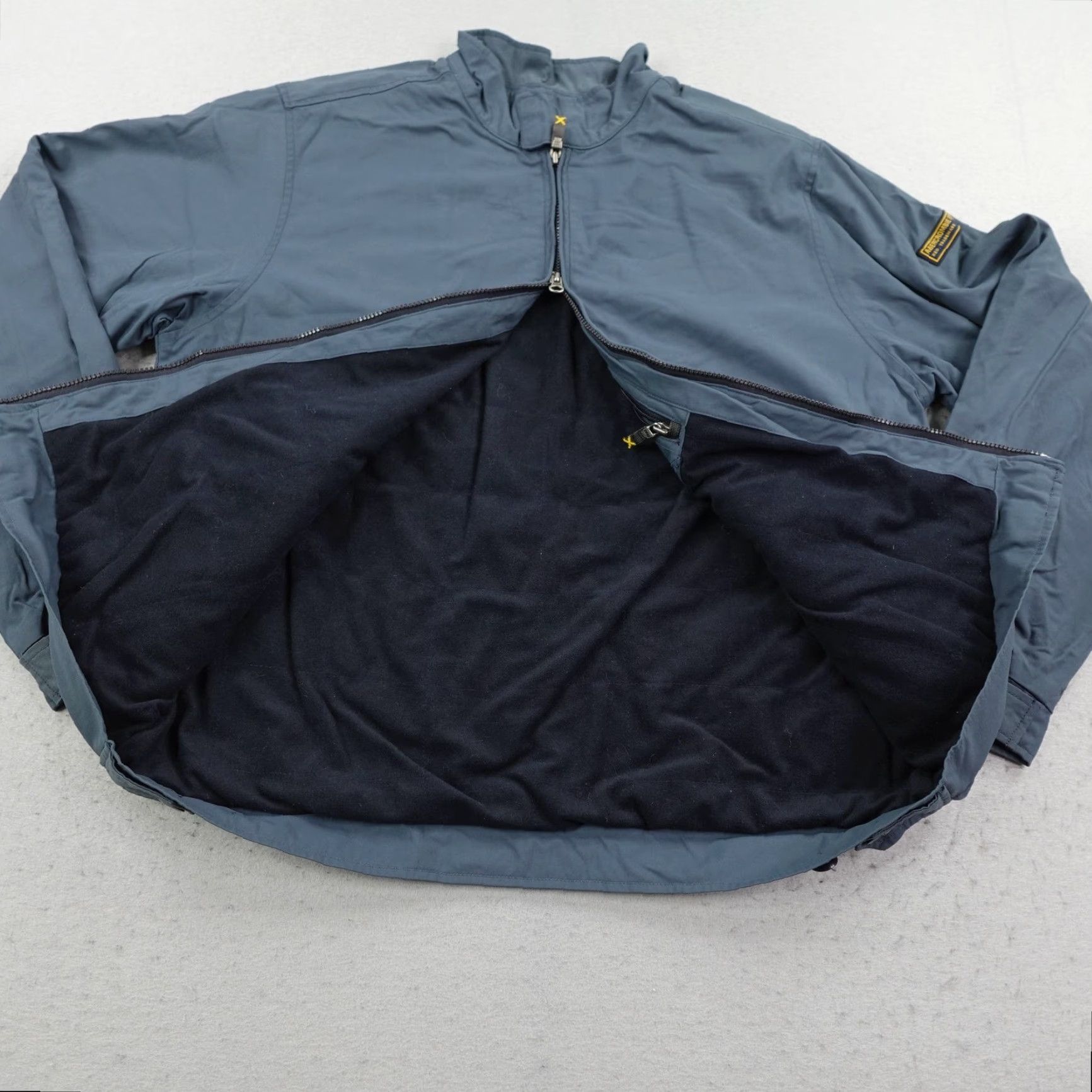 Abercrombie & Fitch Vintage Abercrombie & Fitch Jacket Mens Large Blue Fleece Lined Windbreaker Coat Size US XL / EU 56 / 4 - 5 Thumbnail