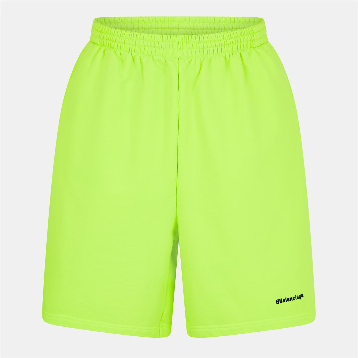 Balenciaga o1g2r1mq0226 Woven Shorts In Fluo Yellow Size US 28 / EU 44 - 1 Thumbnail