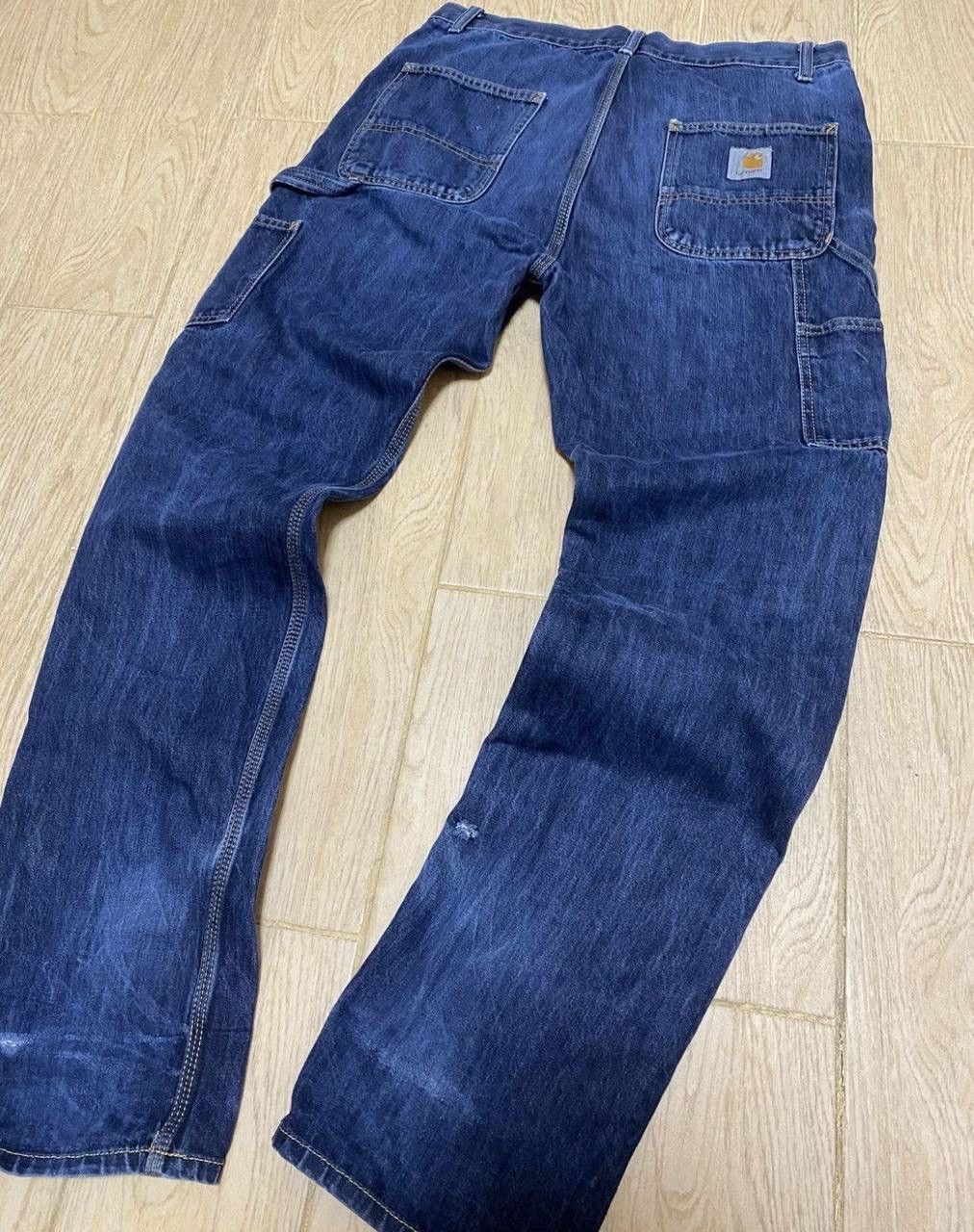 Carhartt × Carhartt Wip Carhartt Cargo faded y2k Jeans Pants Size US 33 - 3 Thumbnail