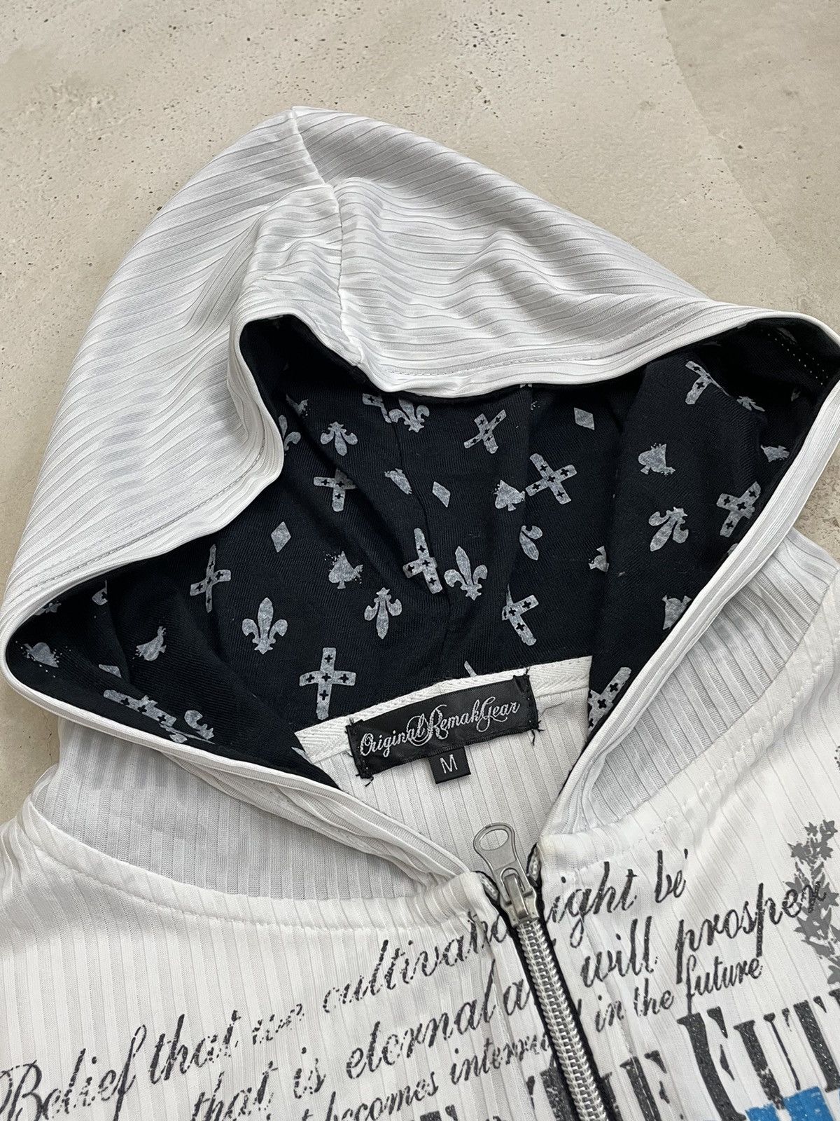 14th Addiction White Affliction Life Bondage Poem Gothic Emo Hoodie Size US M / EU 48-50 / 2 - 3 Thumbnail