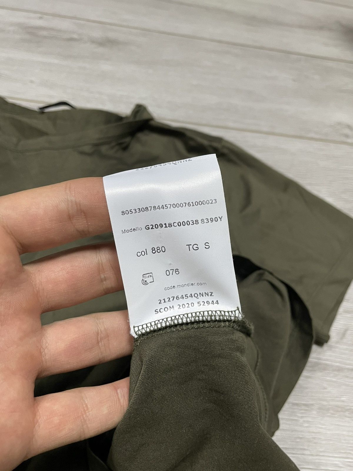 Moncler Moncler Maglia t-shirt big double logo tee Size US S / EU 44-46 / 1 - 9 Thumbnail