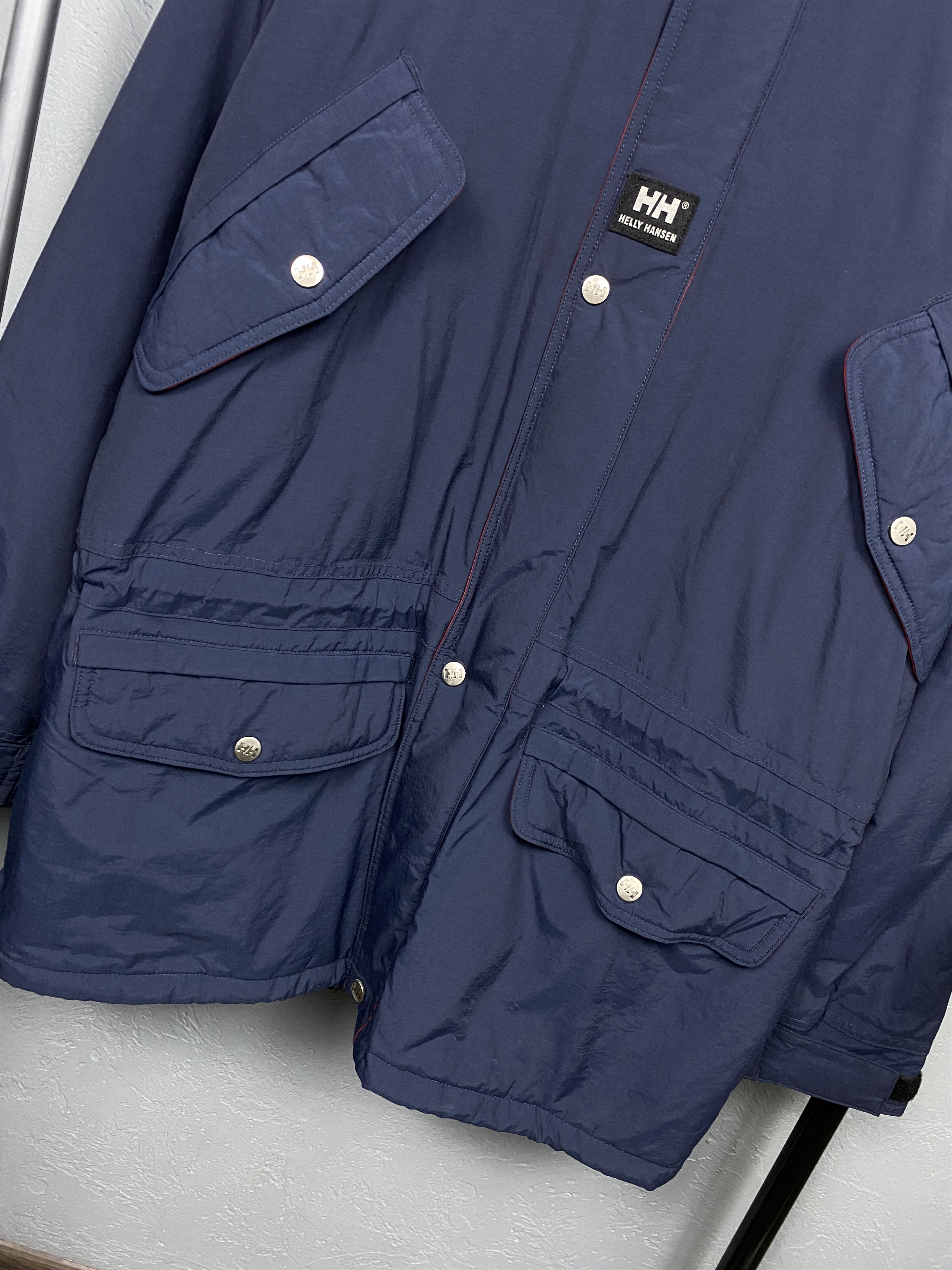 Helly Hansen × Vintage Helly Hansen 90s Vintage Mens Nylon Insulated Jacket Size US L / EU 52-54 / 3 - 3 Thumbnail