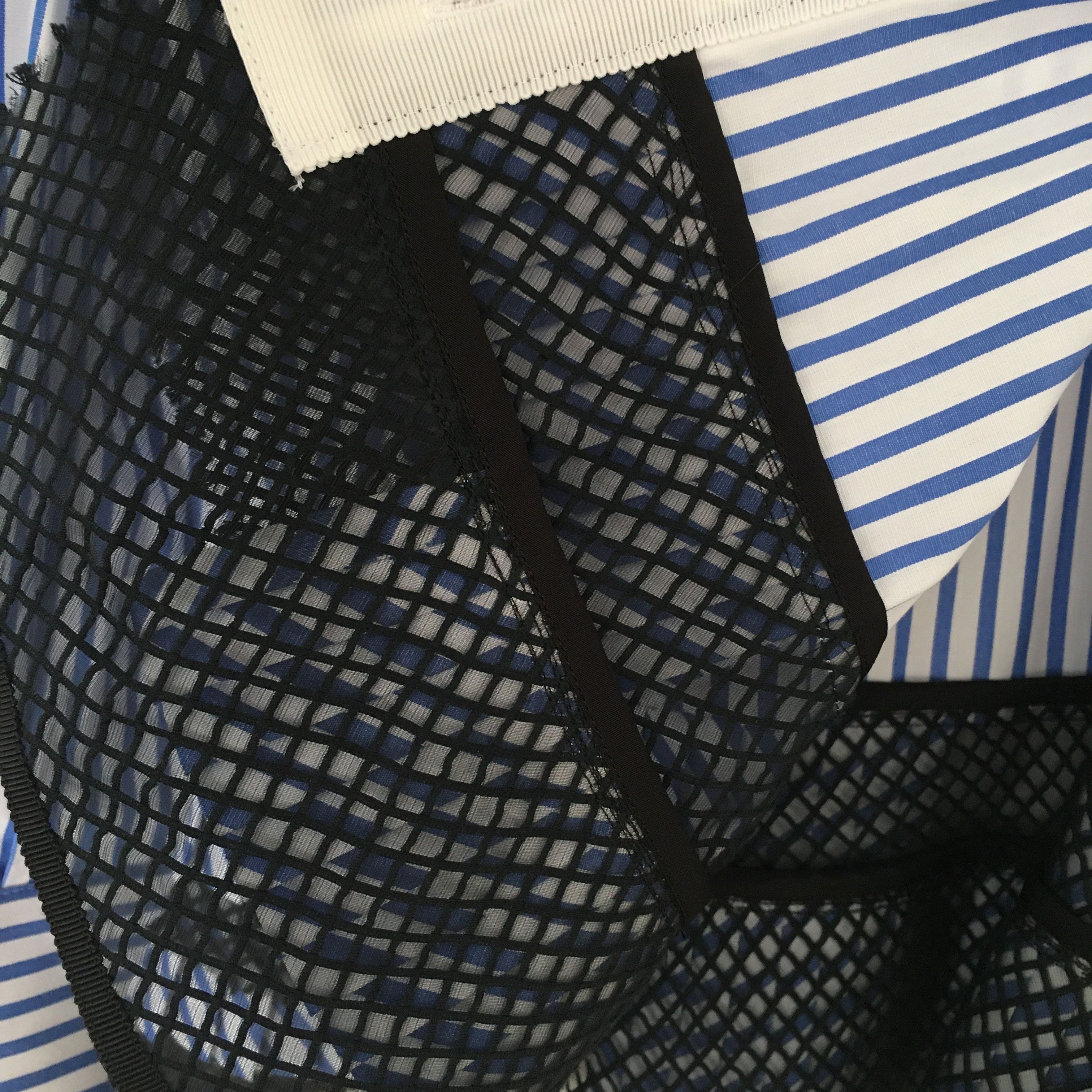 Sacai Women’s White / Blue Strips L/S Shirt Size S / US 4 / IT 40 - 4 Thumbnail