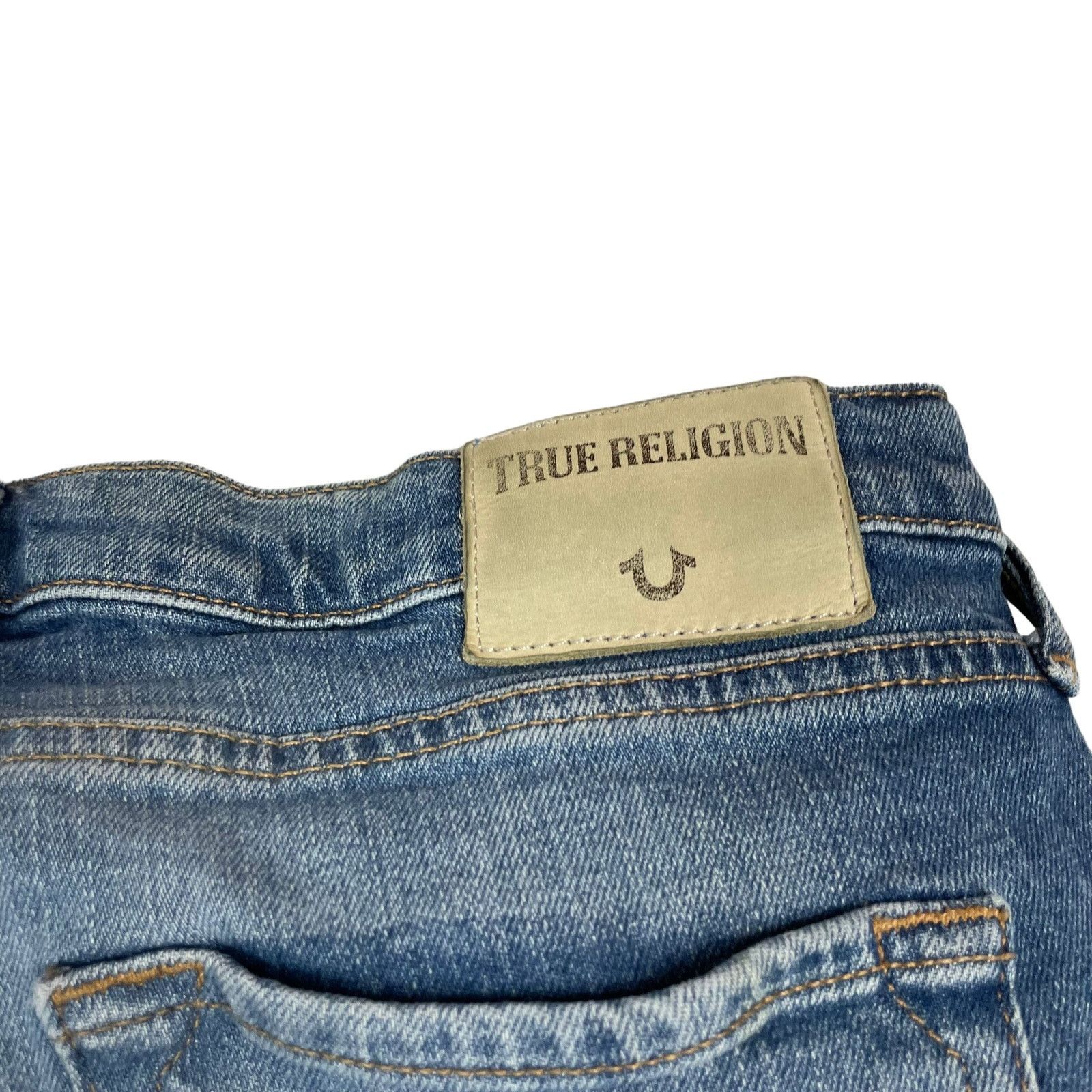 True Religion True Religion LIV Women Blue Low Rise Relaxed Skinny Jean 29 Size 29" - 3 Thumbnail