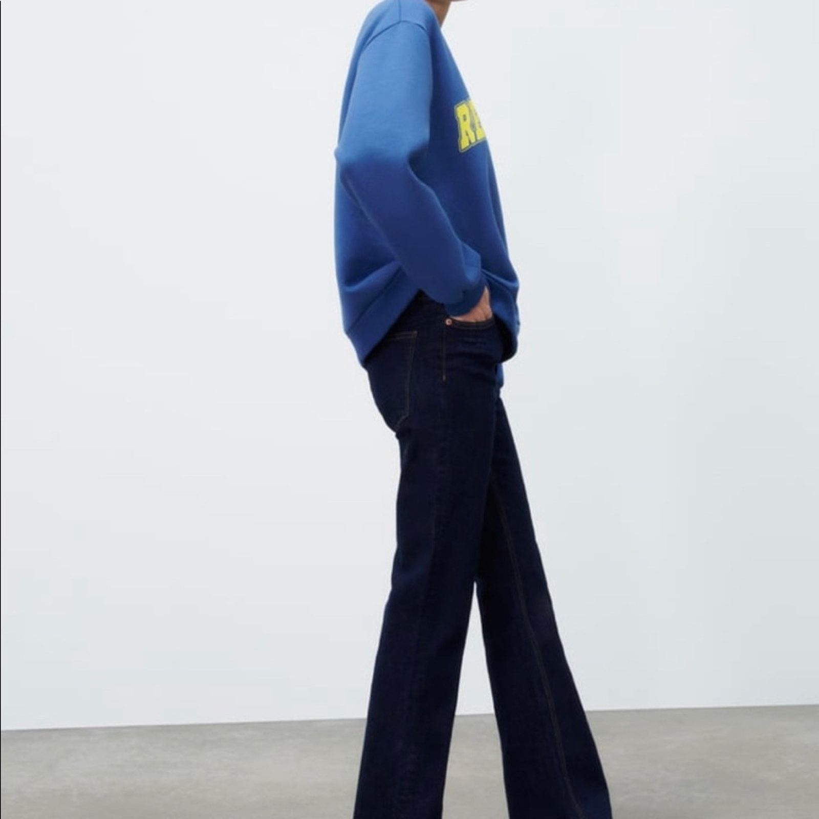 Zara ZARA BLOGGER FAVORITE TEXT PRINT SWEATSHIRT Size XL / US 12-14 / IT 48-50 - 11 Thumbnail