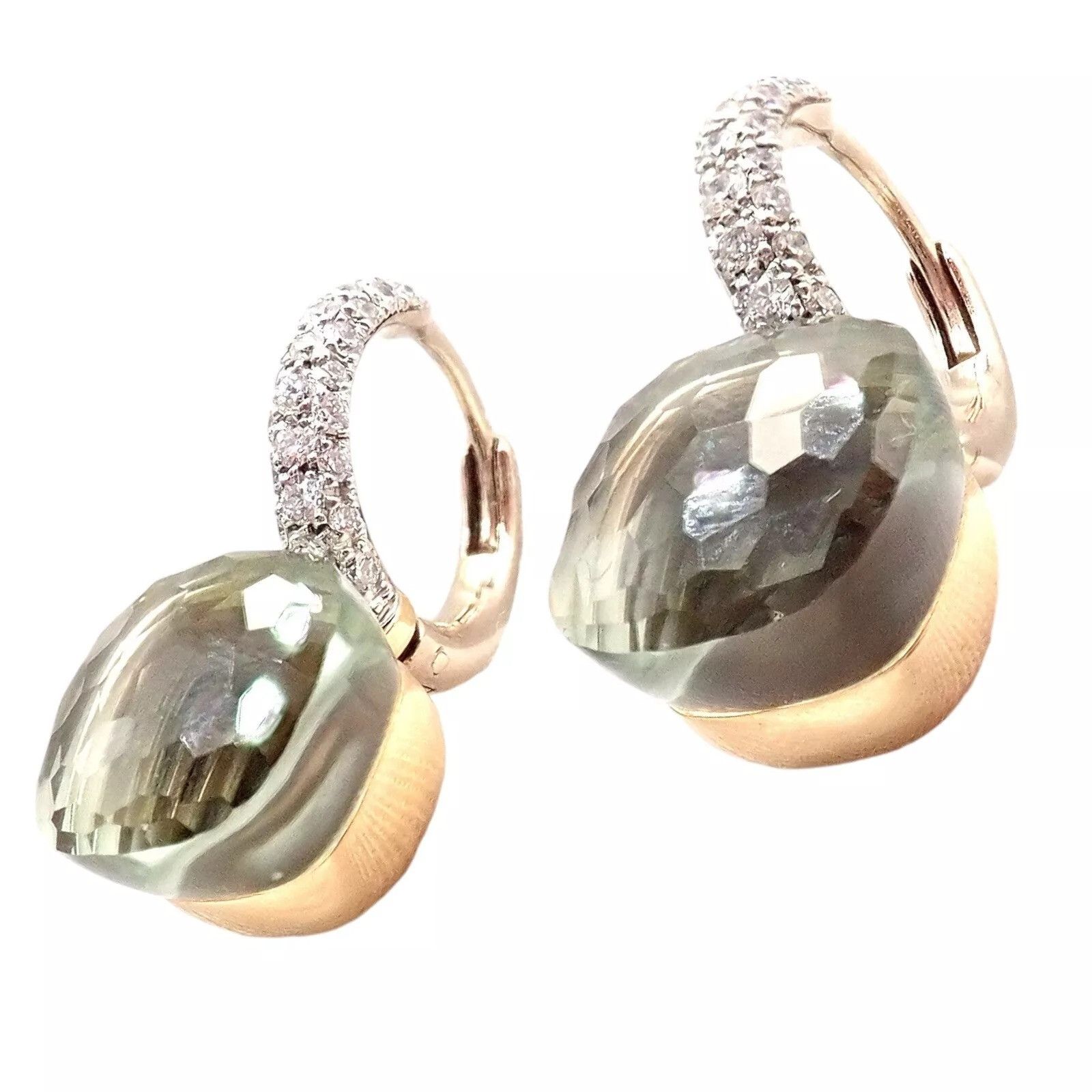 Pomellato Pomellato Nudo 18k Diamond Prasiolite Earrings Size ONE SIZE - 6 Thumbnail