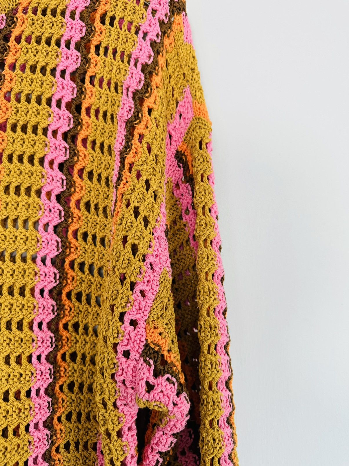 CMMN SWDN Cmmn Swdn Tan Elton crochet knit sweater sz M Size US M / EU 48-50 / 2 - 5 Thumbnail