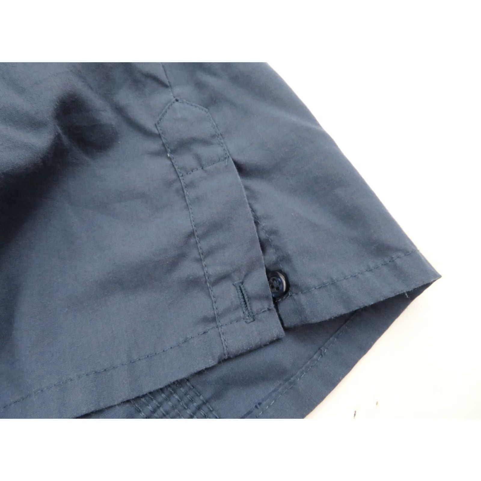 Omega VINTAGE Blue Embroidered Shirt Mens XL 80s Guayabera Aztec Camp Size 46R - 7 Thumbnail
