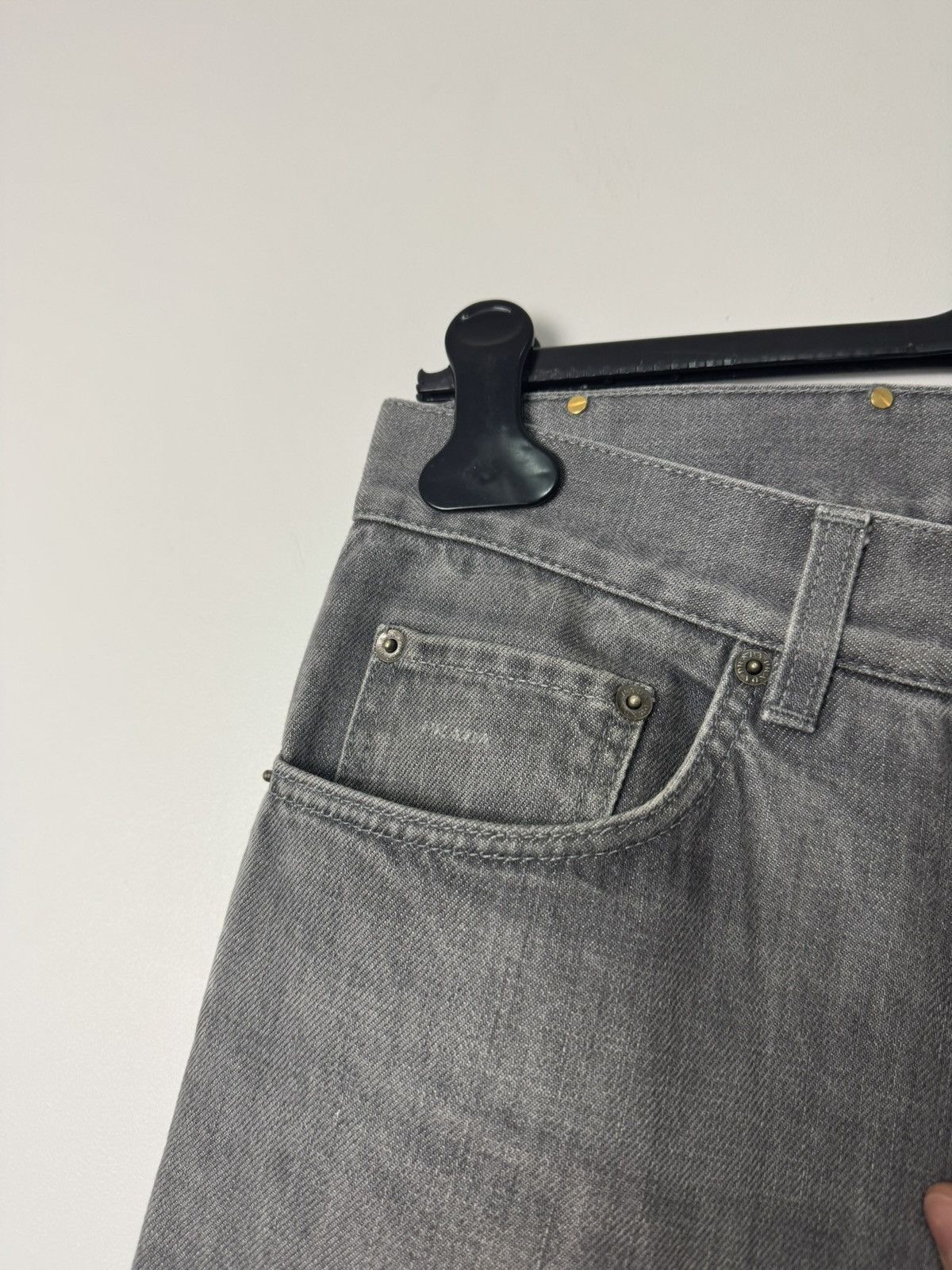 Prada Prada Grey Tapered Fit Denim Jeans Made in Italy Luxury Size US 34 / EU 50 - 7 Thumbnail