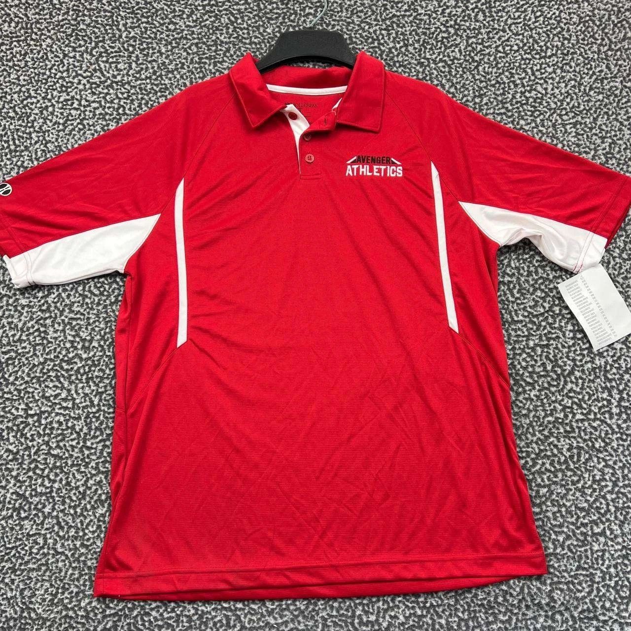 Holloway Holloway Polo Shirt Men Red Short Sleeve Collared Adult L Size US L / EU 52-54 / 3 - 1 Thumbnail
