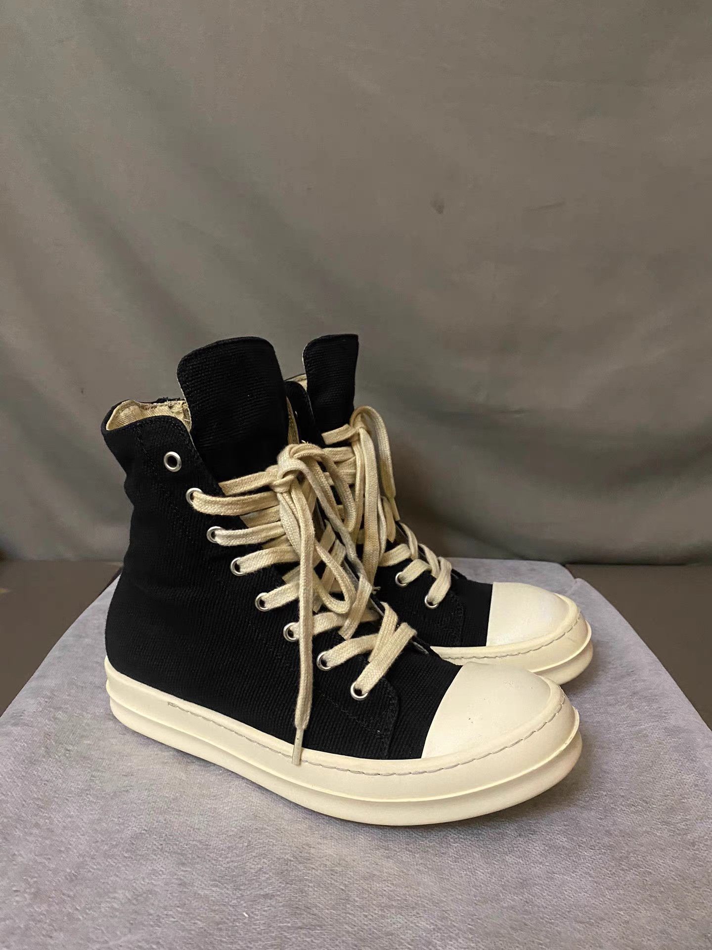 Rick Owens Rick Owens DRKSHDW satin sneakers Size US 6.5 / IT 36.5 - 2 Thumbnail