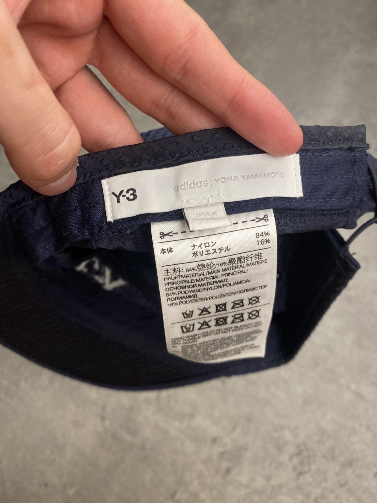 Adidas × Y-3 × Yohji Yamamoto Hats Adidas x Yohji Yamamoto Y-3 drill Kanye West casual Size ONE SIZE - 6 Thumbnail