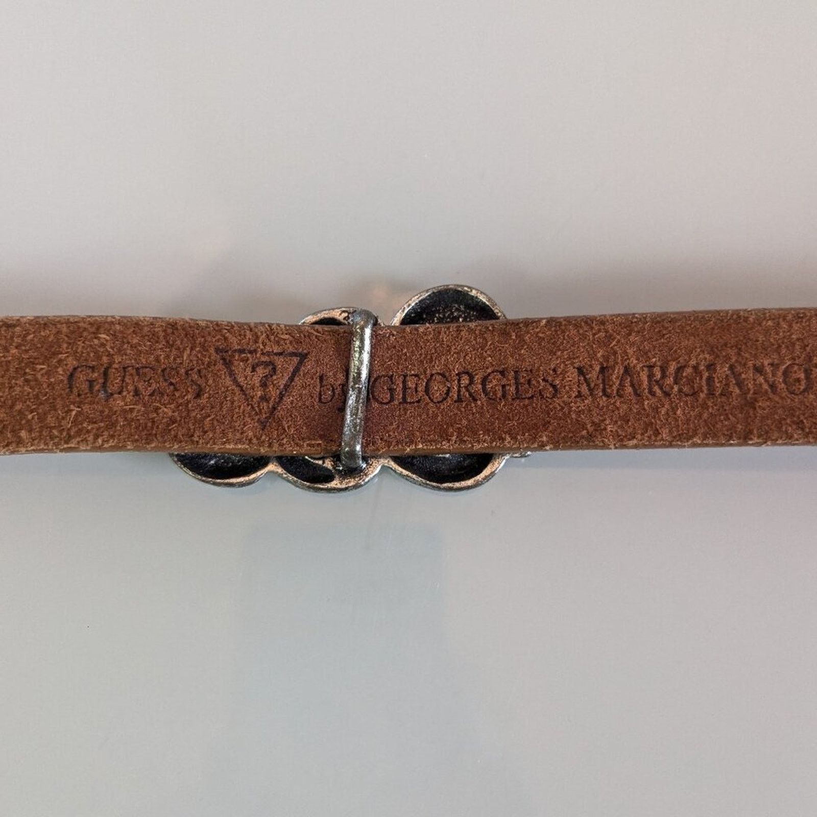 Guess Guess Vintage Leather Belt Metal Cactus Snake Chili Pepper Size ONE SIZE - 3 Thumbnail