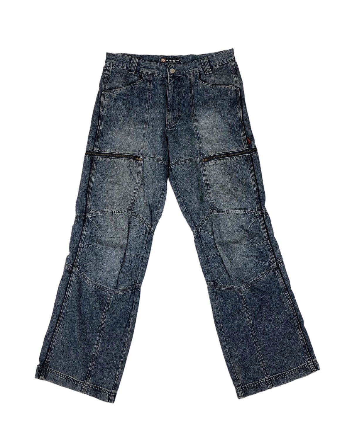 Vintage Japan Brand Mogul Baggy Hip Hop Jeans Size US 33 - 1 Thumbnail