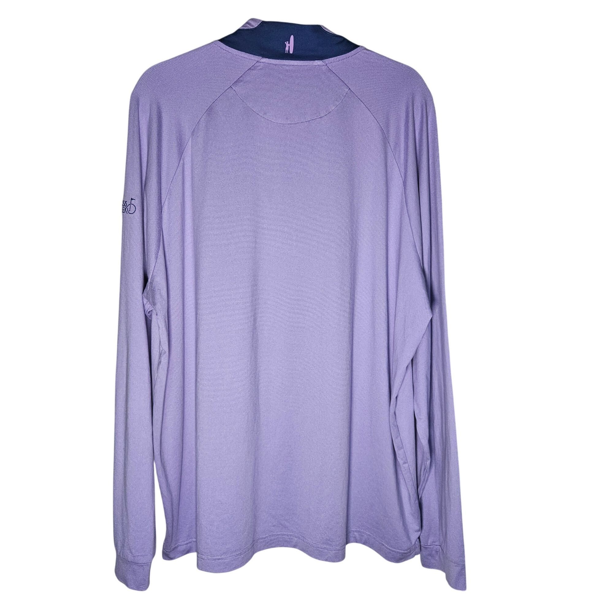 johnnie-O Johnnie-O Men Lavender Pullover XL Performance UPF50 Coastal Size US XL / EU 56 / 4 - 4 Thumbnail
