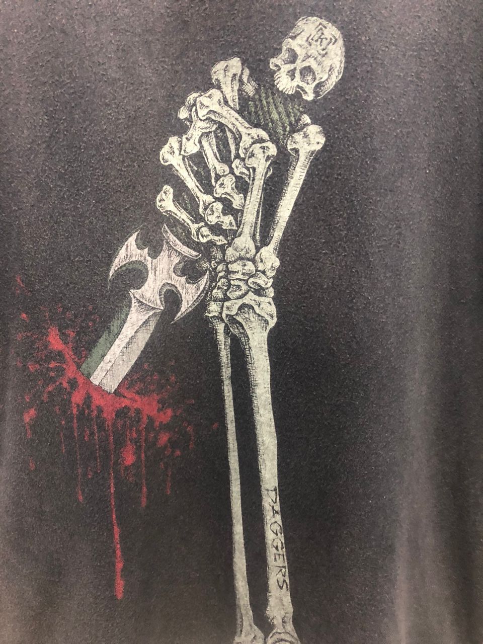 KREW vintage KREW KR3W Anarchy Skull Affliction Skull Dagger Size US L / EU 52-54 / 3 - 7 Thumbnail