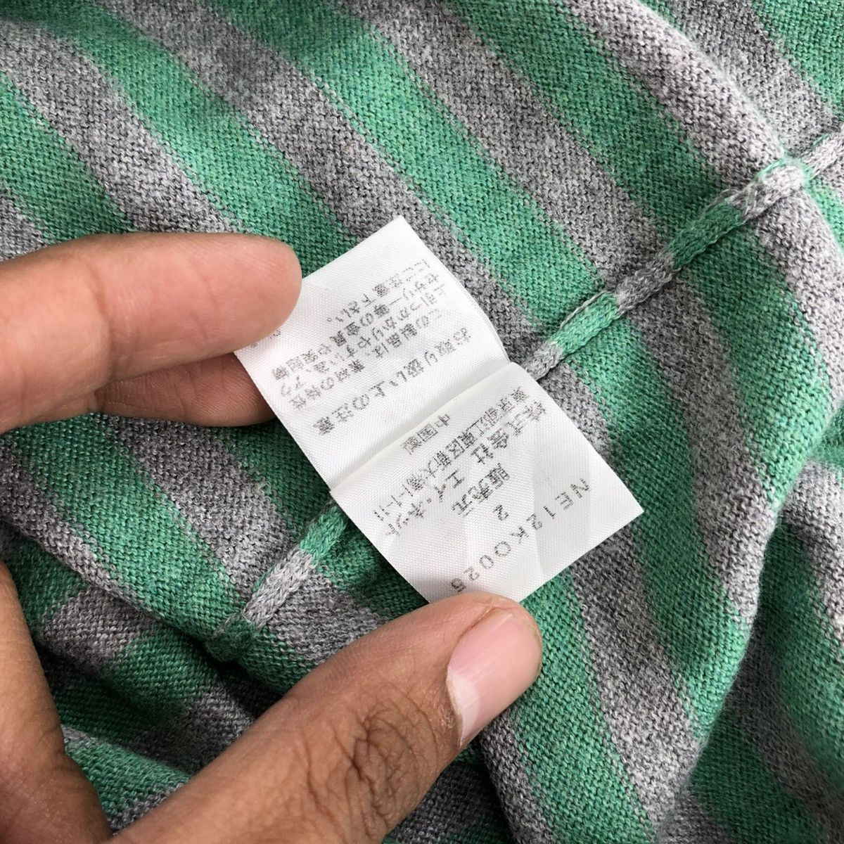 Issey Miyake × Ne-Net Vintage Issey Miyake Ne-Net Iconic Logo Stripe Cardigans Size S / US 4 / IT 40 - 10 Thumbnail
