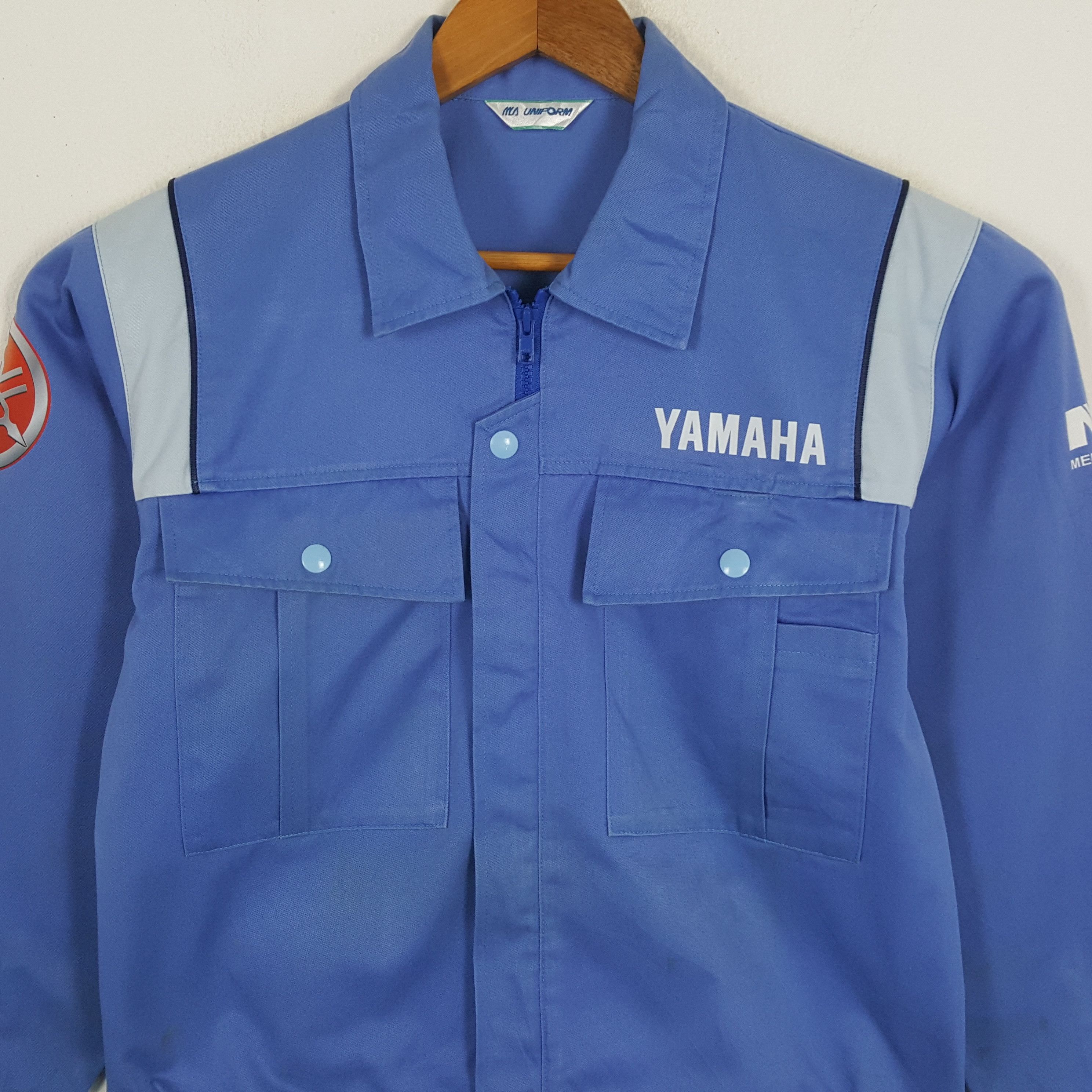 Vintage × Yamaha Vintage YAMAHA Japanese Motorcycle Racing Custom Crew Jacket Size US L / EU 52-54 / 3 - 4 Thumbnail