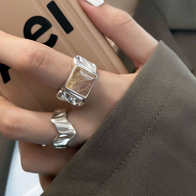 Jewelry Crazy Jewelry Rings Open Size Chrome Ring (Size 7-13) Size ONE SIZE - 1 Thumbnail