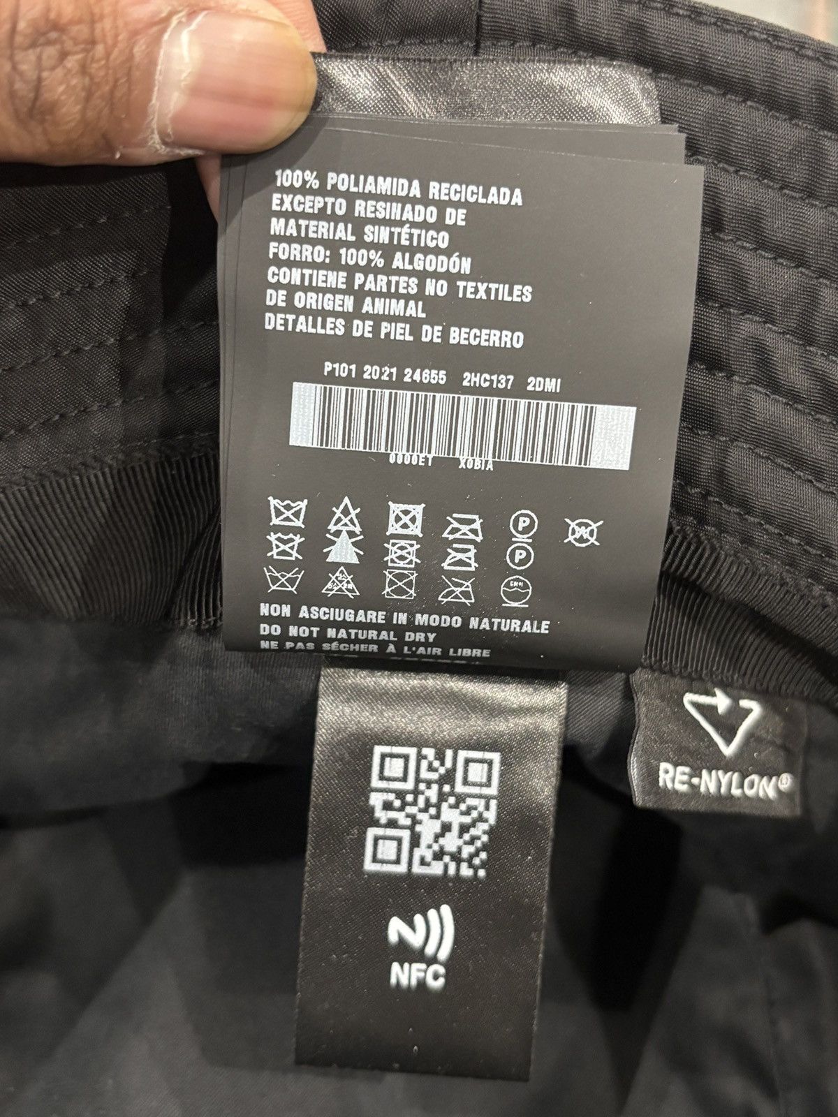 Prada Prada Re-Nylon Bucket Hat Black Size ONE SIZE - 9 Thumbnail