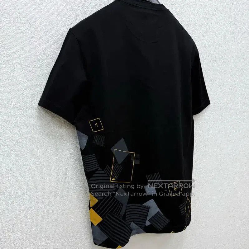 Versace Versace Black Printed Cotton T-Shirt for Men . Size US S / EU 44-46 / 1 - 5 Thumbnail