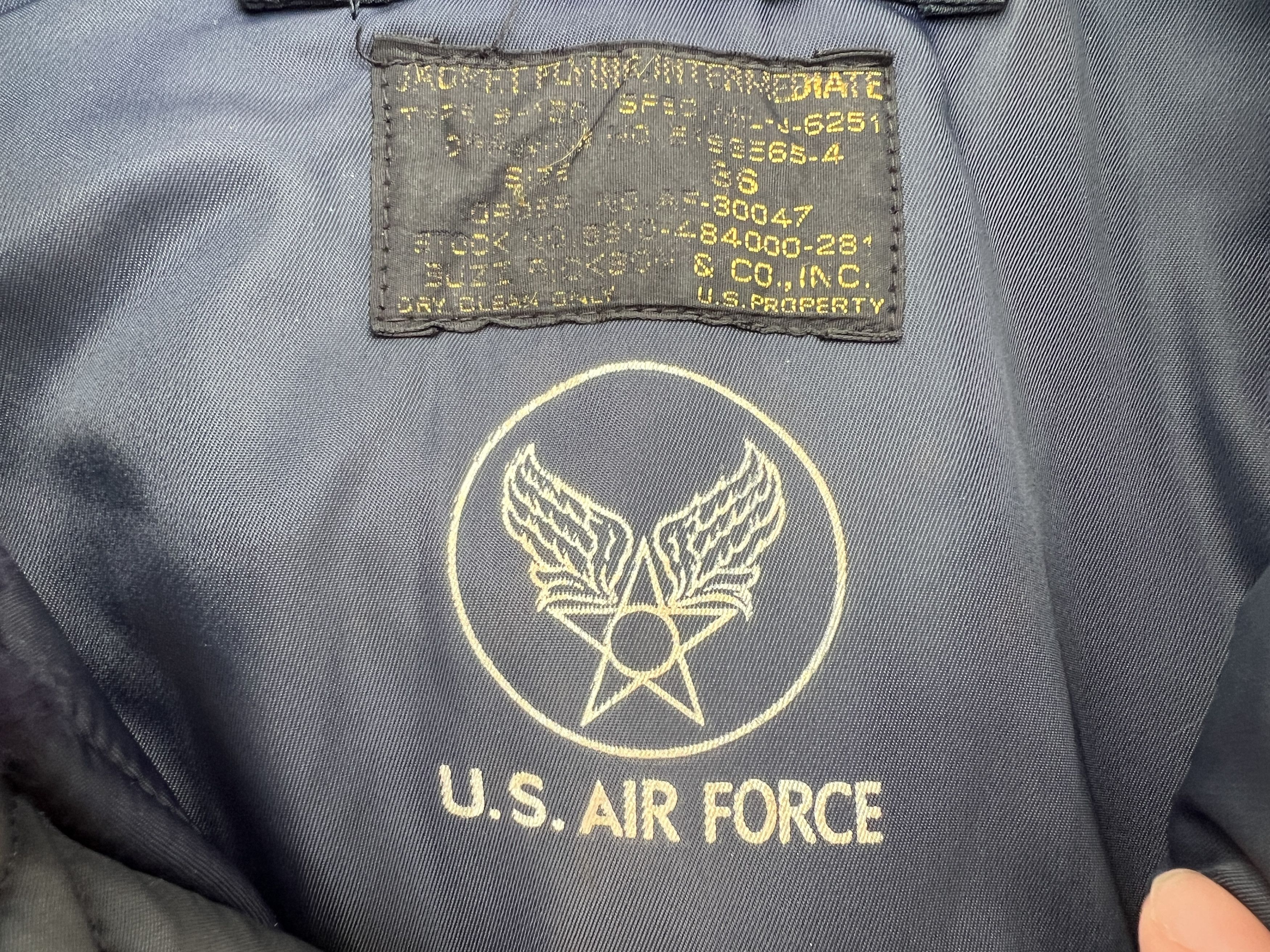 Buzz Rickson's Buzz Rickson's U. S. Air Force Type B-15C Flight Jacket Size US XS / EU 42 / 0 - 8 Thumbnail