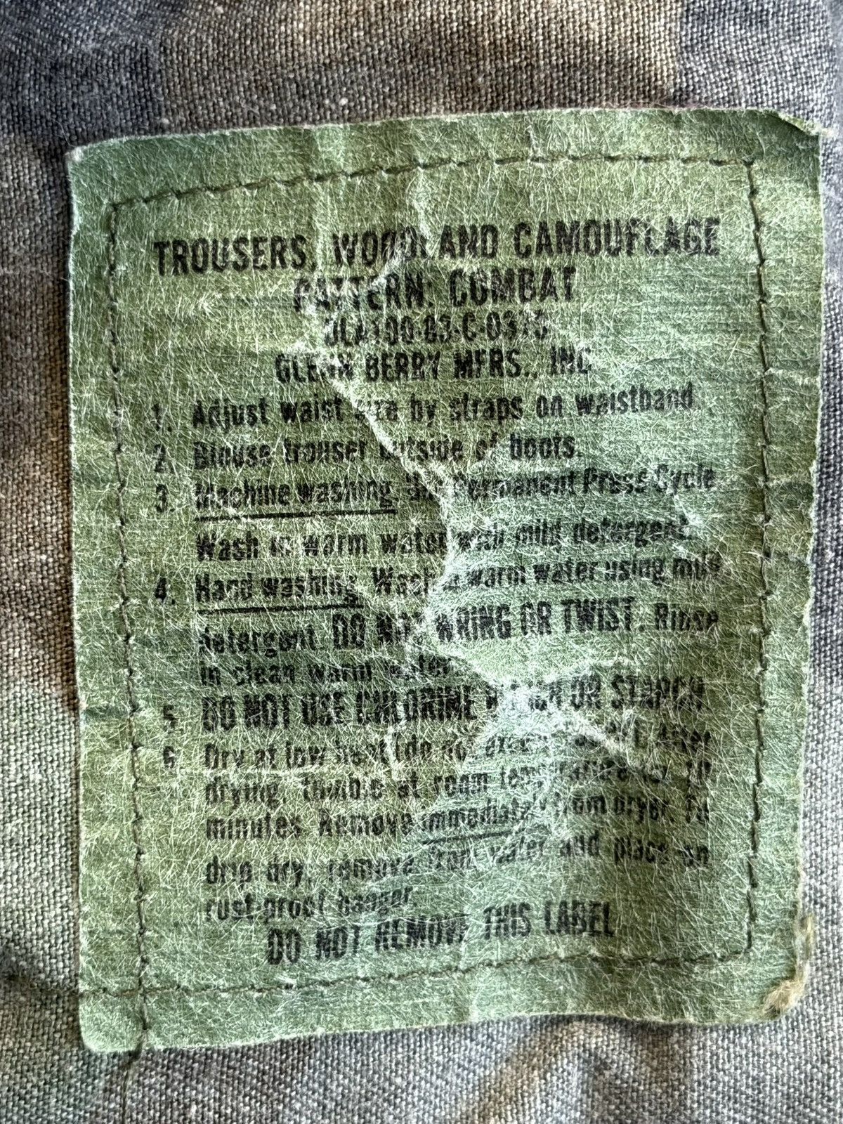 Other Vintage First Run Early Contract 1983 Army Woodland Camo BDU Size US 31 - 7 Thumbnail