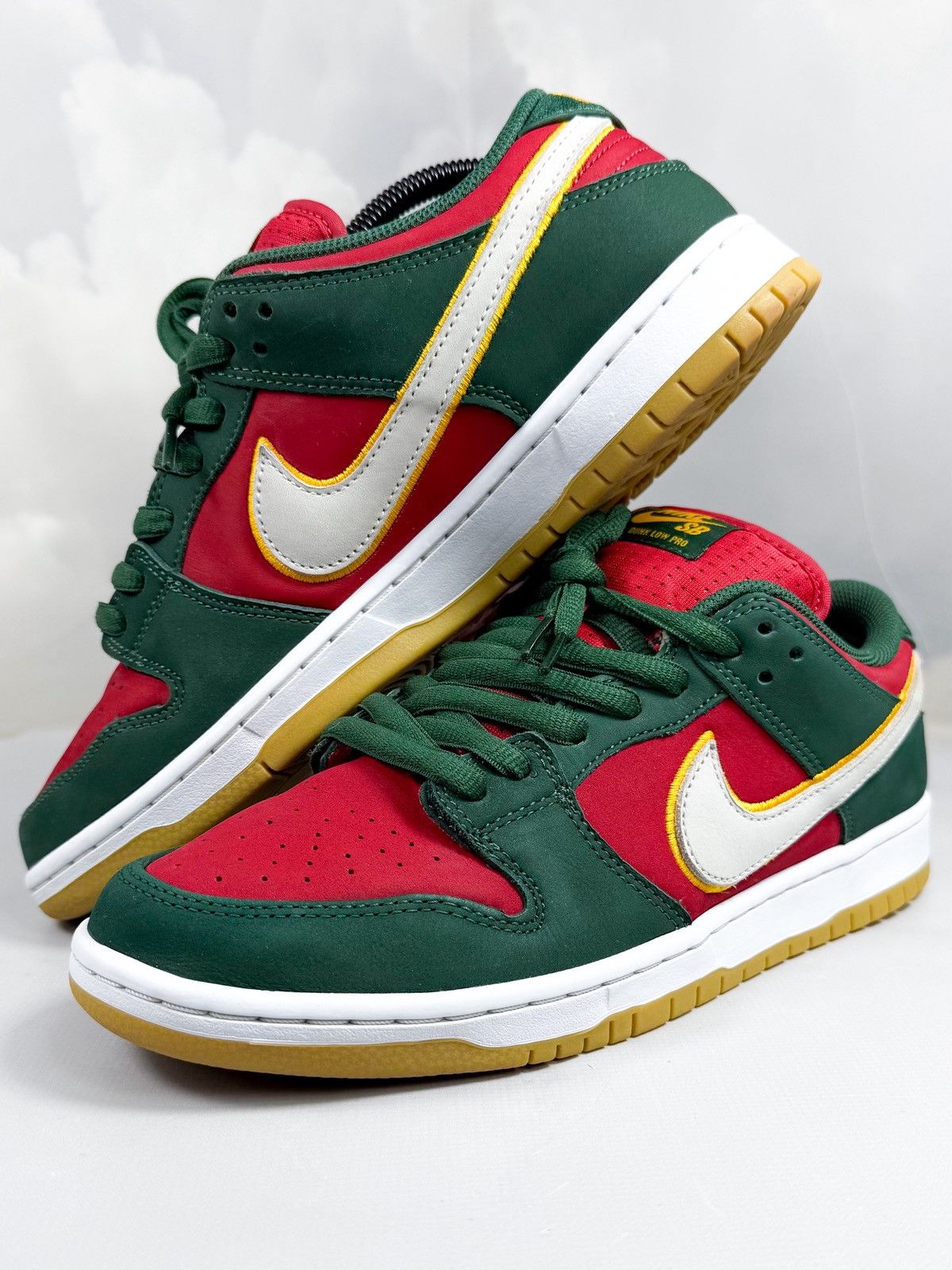 Nike Nike SB Dunk Low Pro “Seattle Sonics” 🍉 Size US 10 / EU 43 - 4 Thumbnail