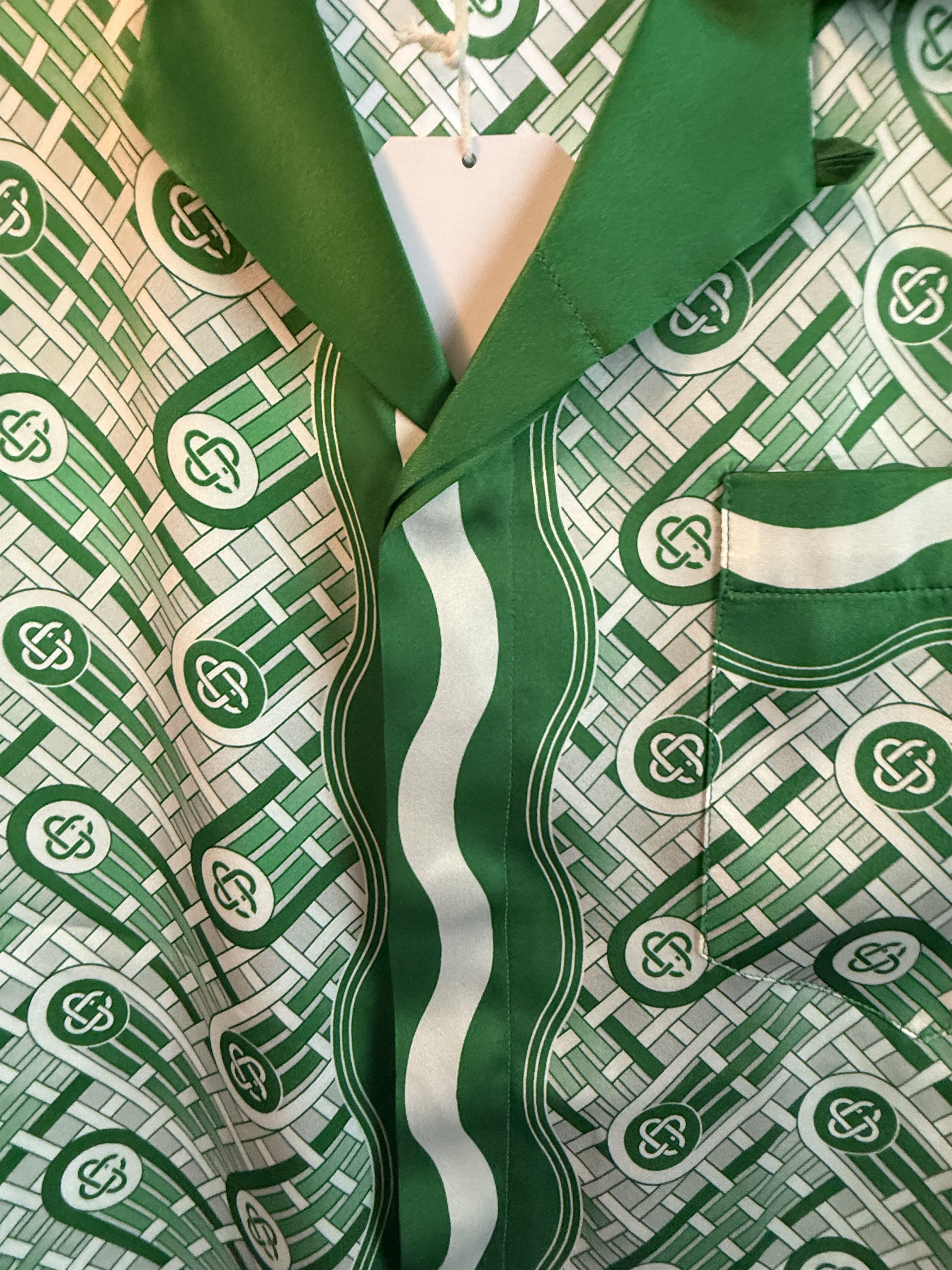 Casablanca Ping Pong Short Sleeve Silk Shirt Size US L / EU 52-54 / 3 - 4 Thumbnail