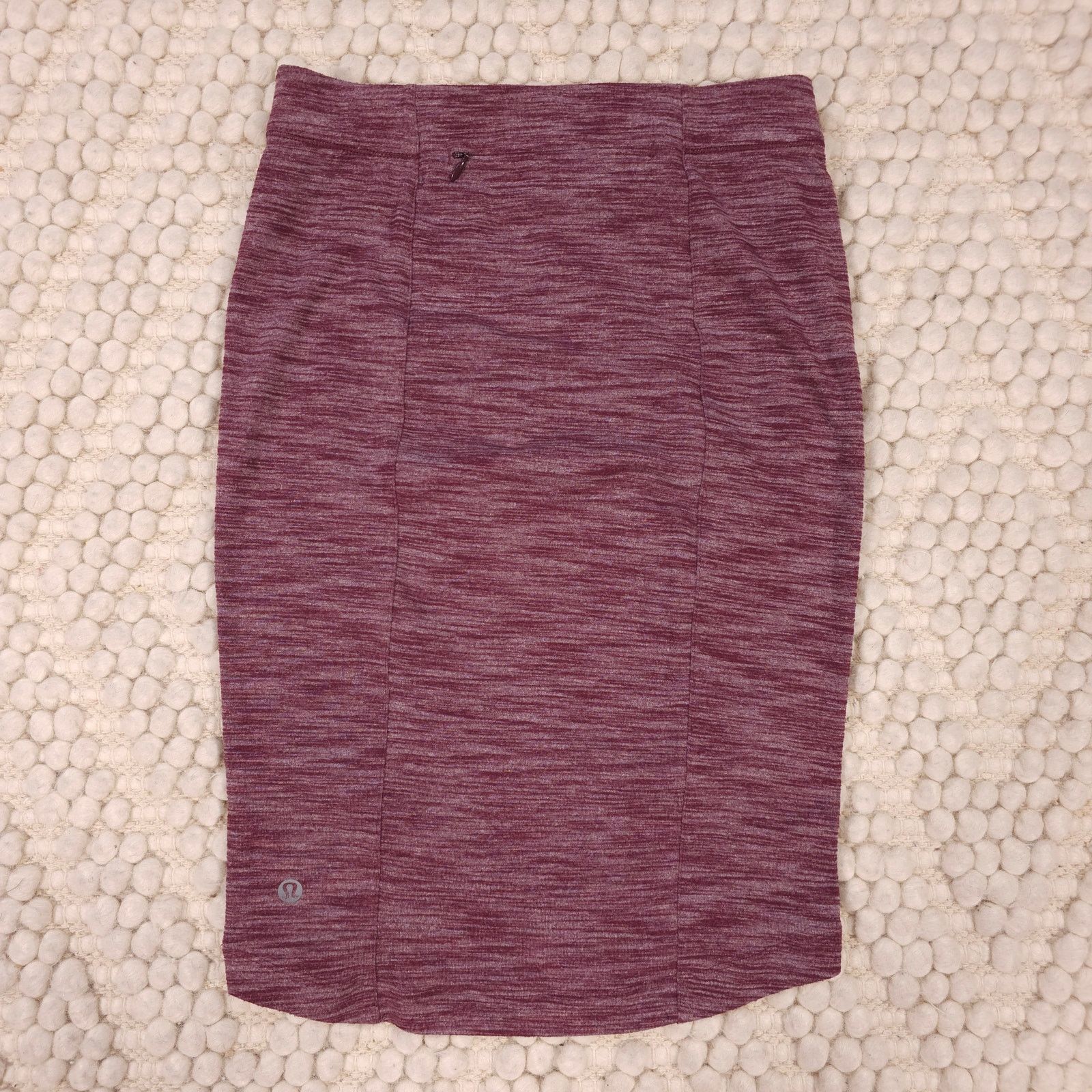 Lululemon Lululemon &go Where-To Skirt Heathered Bordeaux Drama Sz 4 Size 27" / US 4 / IT 40 - 3 Thumbnail
