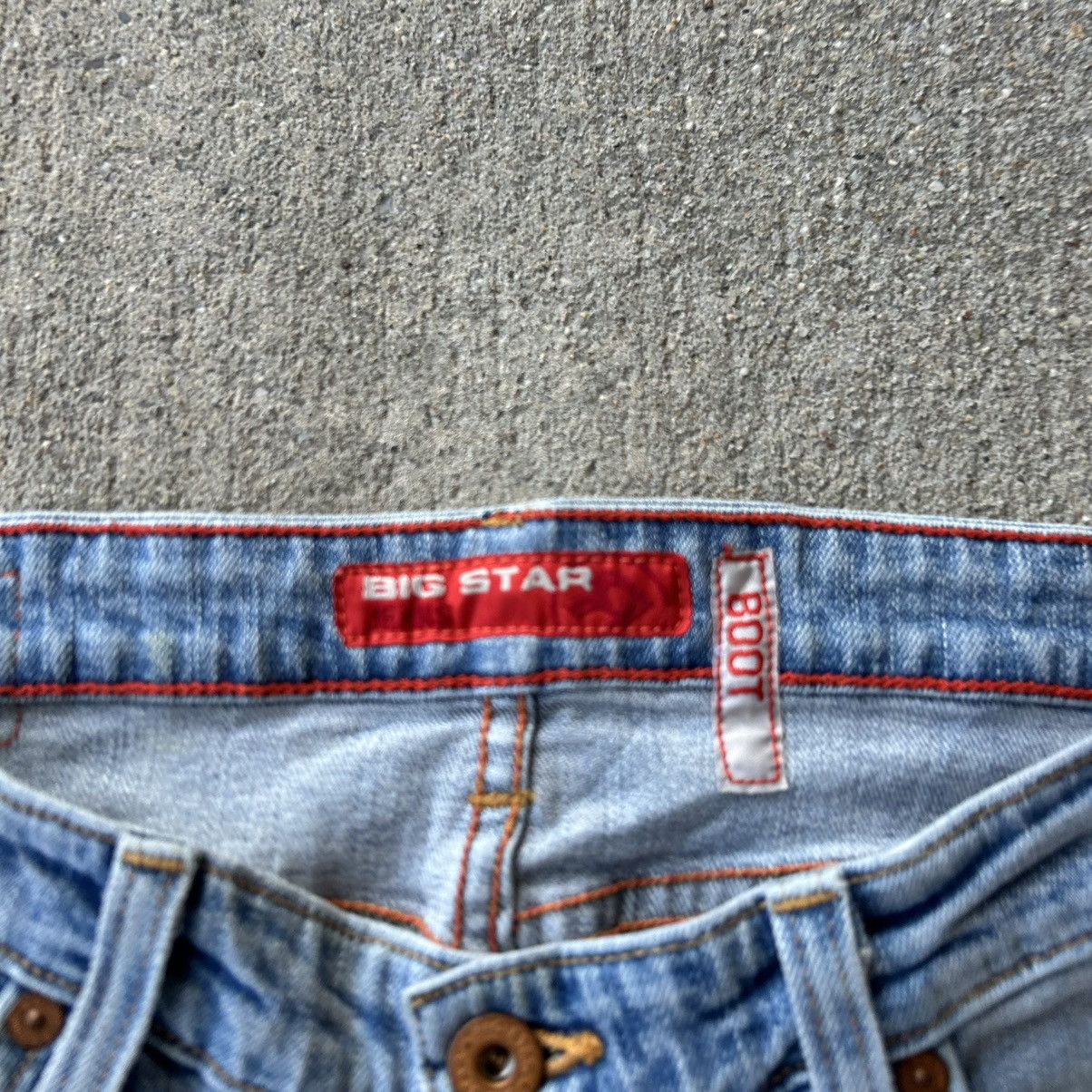 Big Star × Vintage y2k Big star low rise jeans Size US 31 - 4 Thumbnail