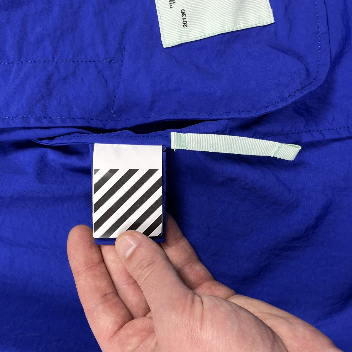 Off-White Off-White Logo Windbreaker Coat Full-length jackets Size US S / EU 44-46 / 1 - 15 Thumbnail