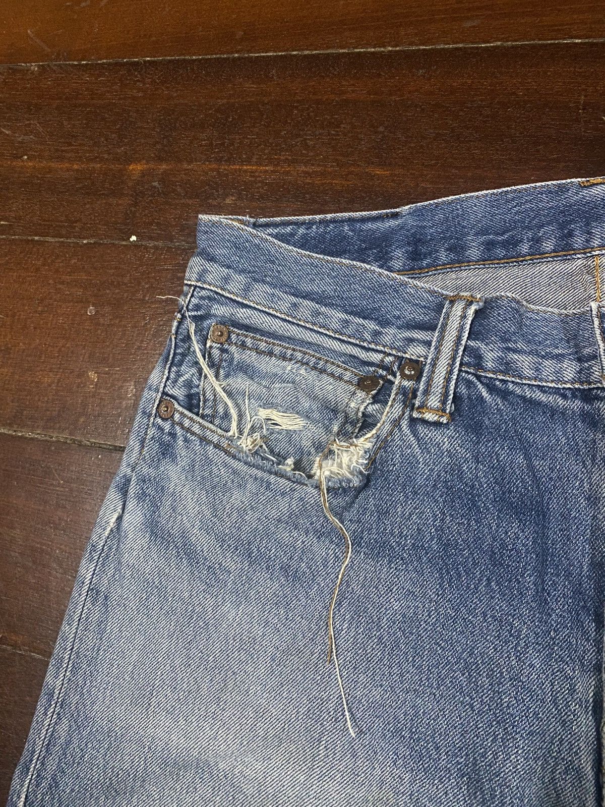 KOJIMA GENES Vintage Japan Kojima genes mud wash distressed non selvedge Size US 32 / EU 48 - 8 Thumbnail