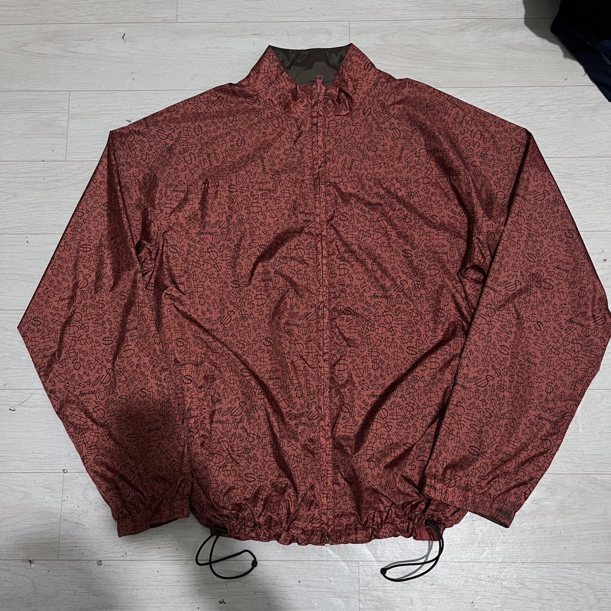 Stussy 2000s stussy light jacket reversible (fullprinted) Size US L / EU 52-54 / 3 - 1 Thumbnail