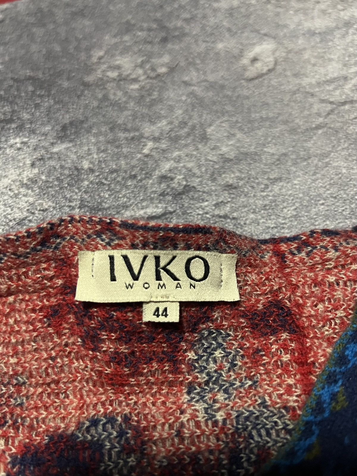 Other Ivko Long Cardigan Knit Sweater Floral Wool Vintage Brocade Size S / US 4 / IT 40 - 5 Thumbnail