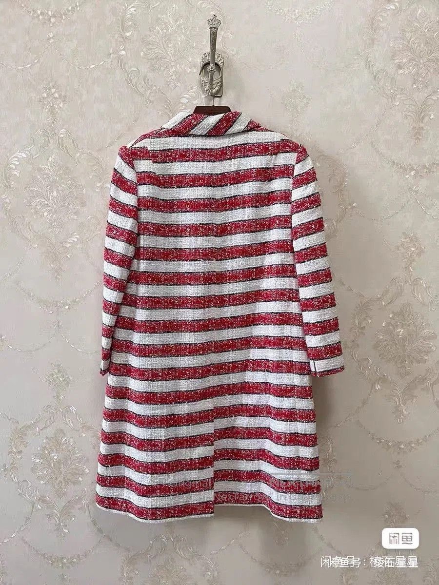 DGK Red White Striped Nautical Woven Windbreaker. Size M / US 6-8 / IT 42-44 - 9 Thumbnail