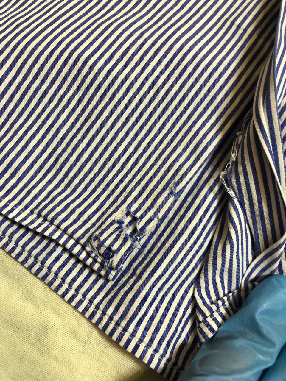 Burberry Burberry London Men's Long Sleeve Shirt Stripes Size US L / EU 52-54 / 3 - 7 Thumbnail