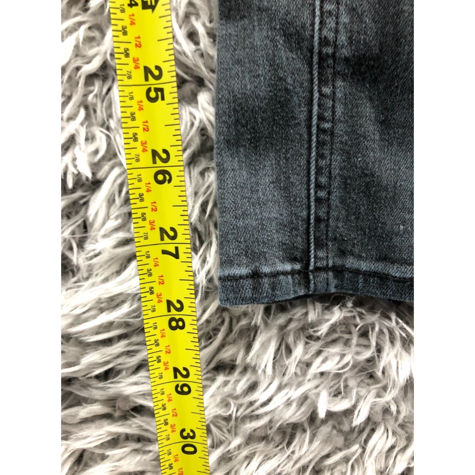 Rag & Bone Rag & Bone Jeans Skinny 27 Womens Low Rise Dark Gray Denim 5-Pocket Regular Rise Tight Fit Slim Size 27" / US 4 / IT 40 - 3 Thumbnail