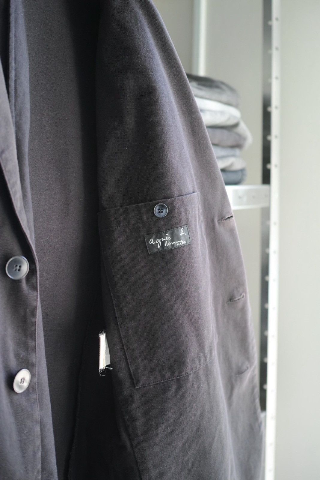 agnes b. agnes b Cotton Tailored Jacket Size 48R - 3 Thumbnail