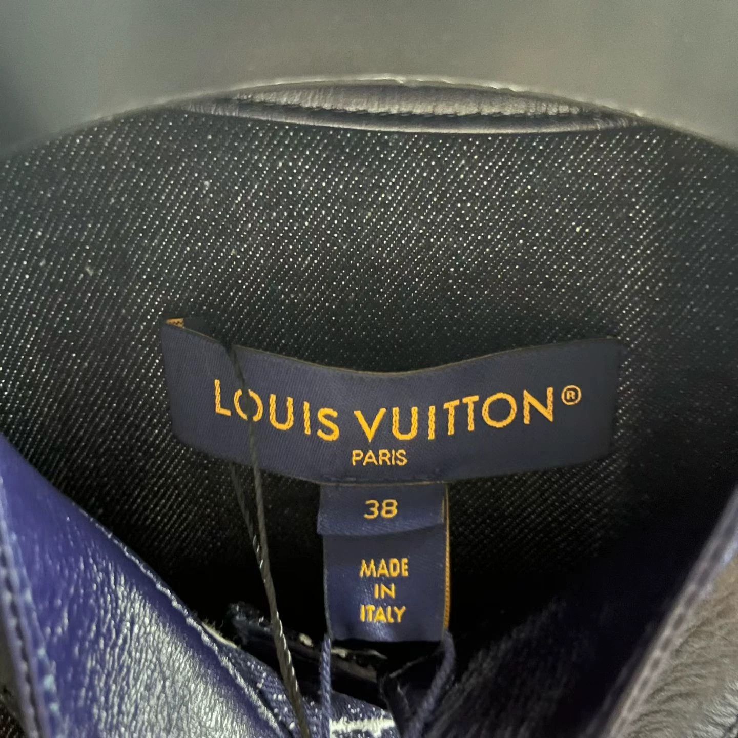 Louis Vuitton navy blue printed long sleeve jacket Size US M / EU 48-50 / 2 - 2 Thumbnail