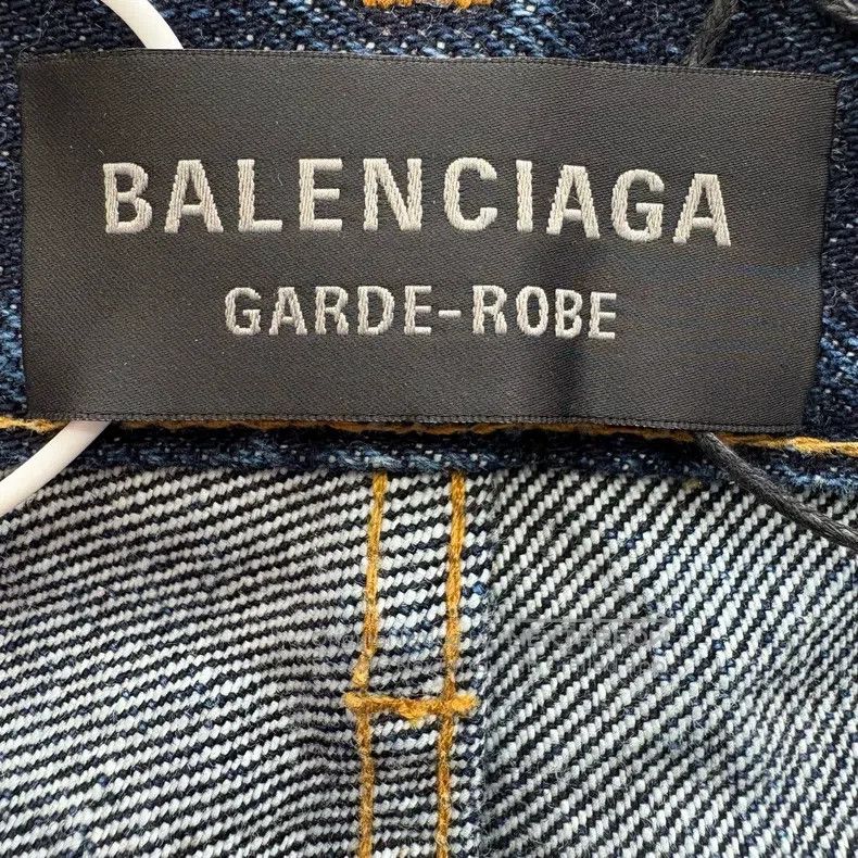 Balenciaga Balenciaga Heavyweight Denim Pants Dark Blue Size US 32 / EU 48 - 3 Thumbnail