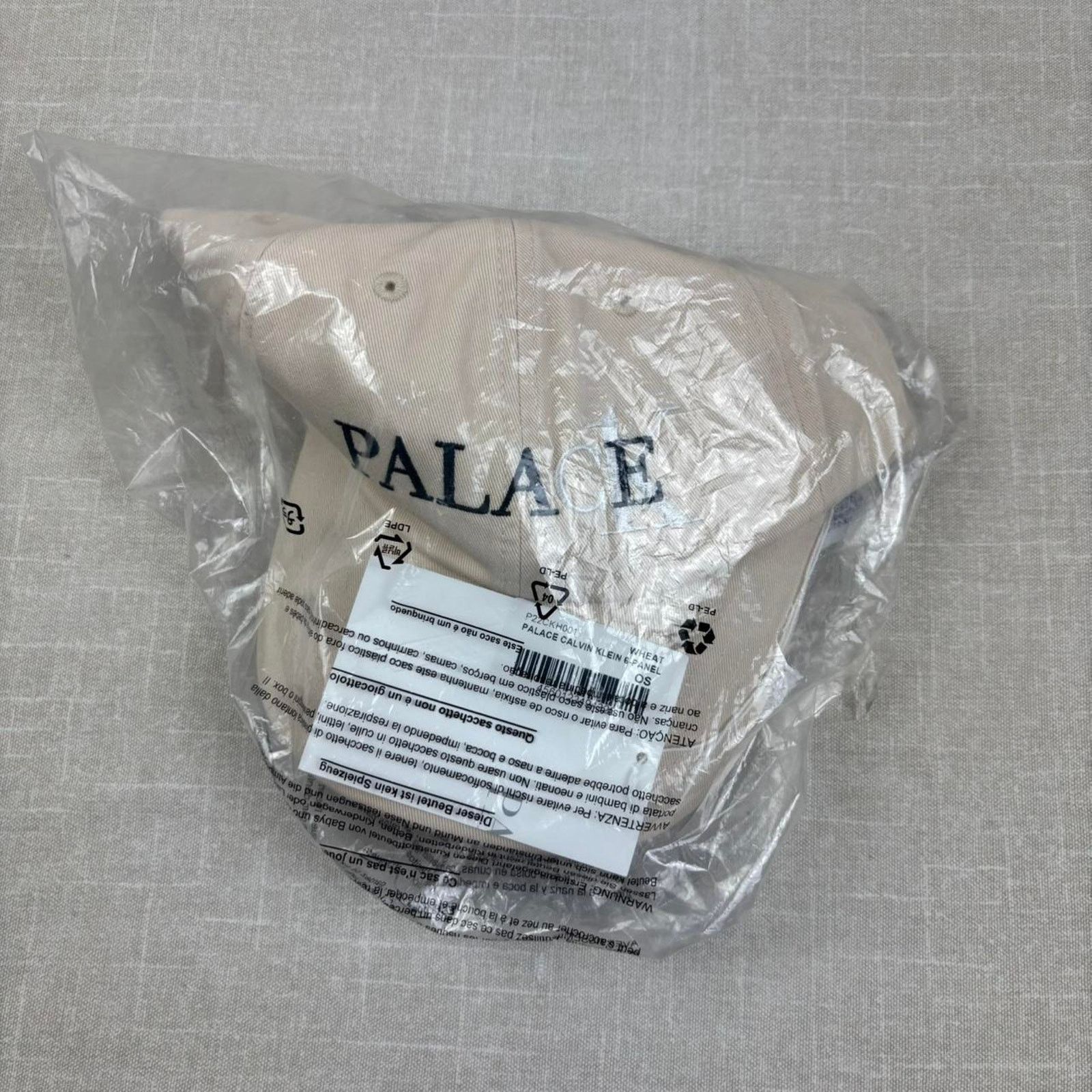 Palace 🌾 Palace x Calvin Klein CK1 6-Panel Hat in Wheat Size ONE SIZE - 3 Thumbnail