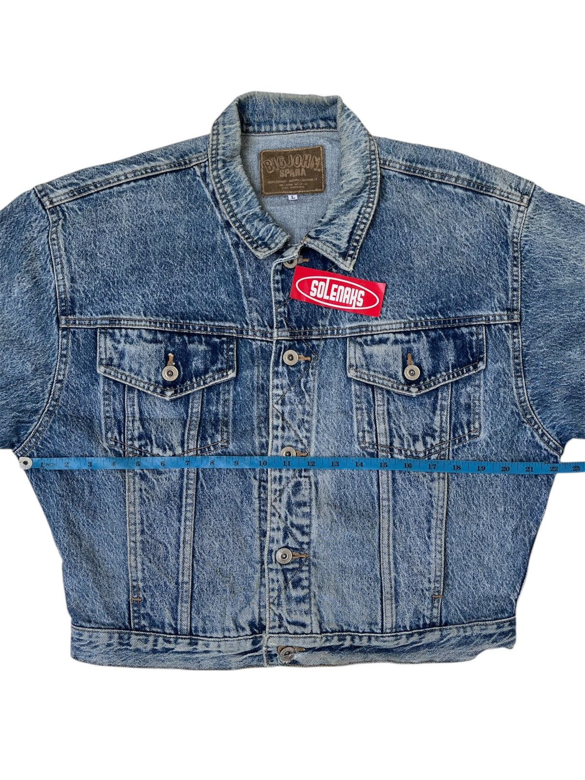 Japanese Brand Vintage Big John acid wash denim jacket Size US S / EU 44-46 / 1 - 6 Thumbnail