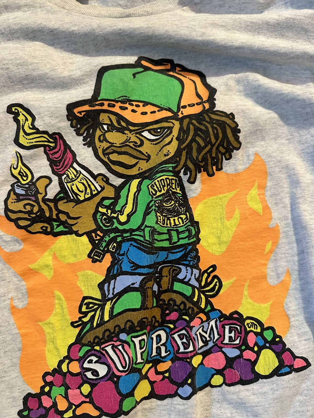 Supreme Supreme Molotov Kid Tee Size US L / EU 52-54 / 3 - 2 Thumbnail
