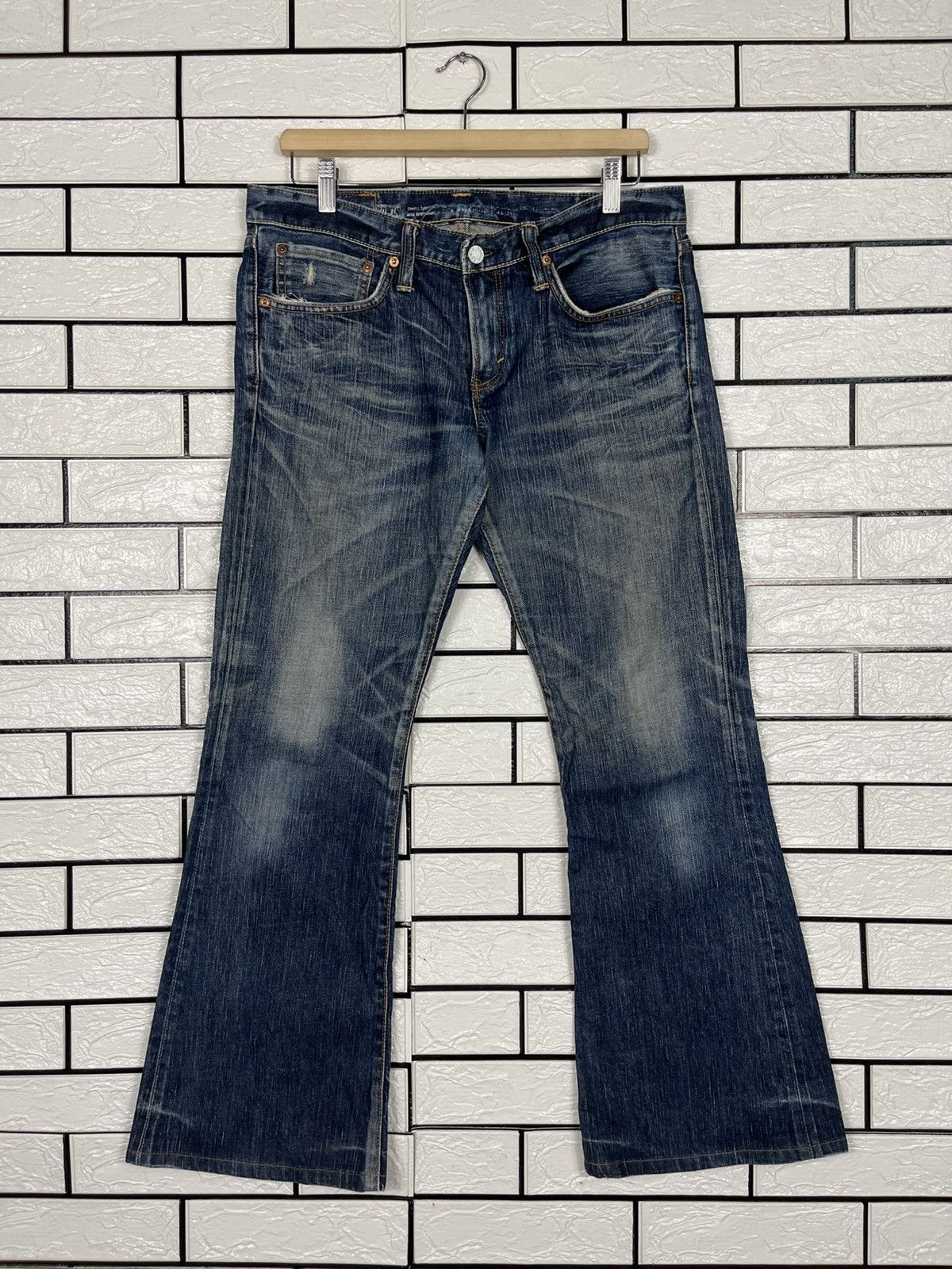 Japanese Brand Vintage Edwin Lot 503 Flare Denim Size 34" / US 12 / IT 48 - 1 Thumbnail