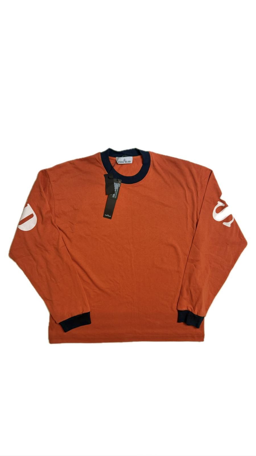Stone Island Stone island Back logo marina red long sleeve t-shirt Size US M / EU 48-50 / 2 - 2 Thumbnail