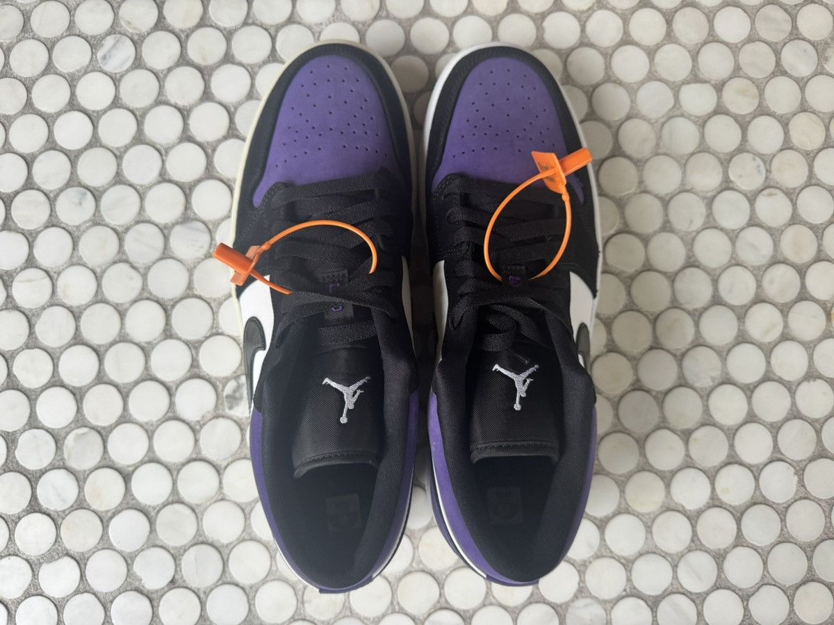 Jordan Brand Mismatched Sizes 10 Left 9.5 Right Jordan 1 Low Court Purple Size US 9.5 / EU 42-43 - 3 Thumbnail