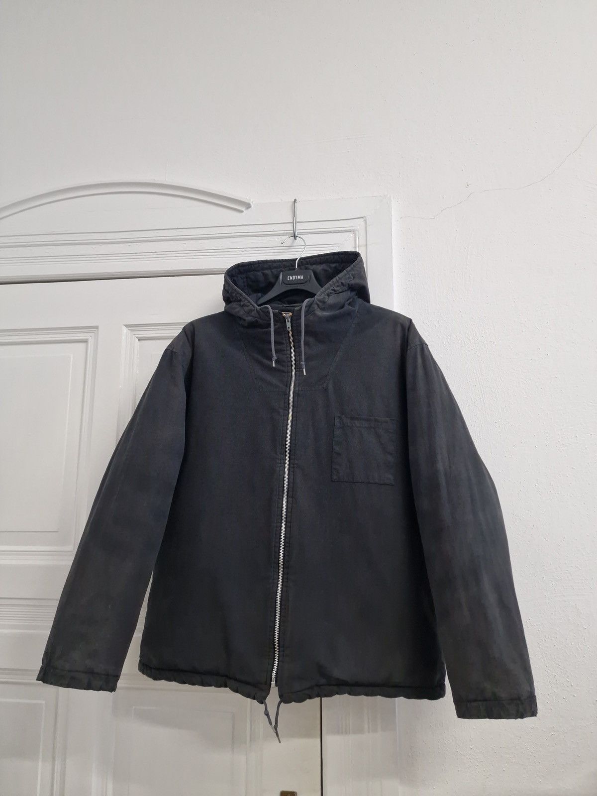 Helmut Lang AW 1999 Helmut Lang Black One-Pocket Parka Size US S / EU 44-46 / 1 - 2 Thumbnail