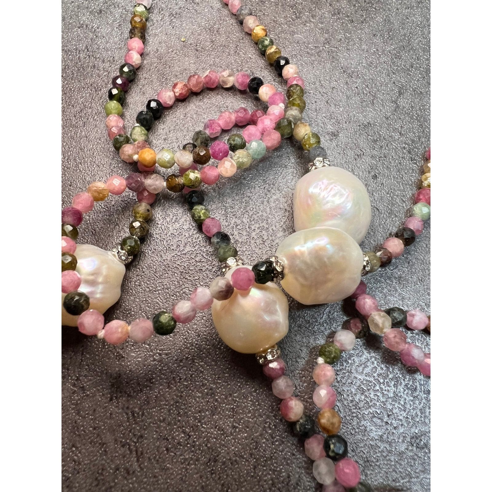 Other Lucas Lameth tourmaline and pearl long necklace Size ONE SIZE - 5 Thumbnail